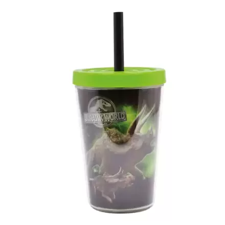 Jurassic World Trinkbecher mit Strohhalm 300 ml Produktfoto
