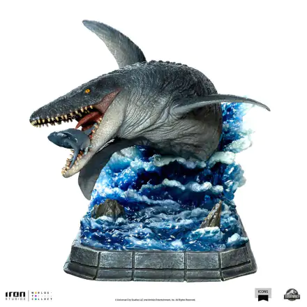 Jurassic World Icons Statue Mosasaurus 16 cm termékfotója