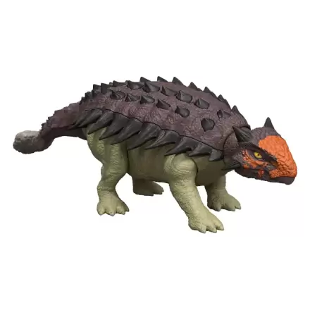Jurassic World Rebirth Action Figur mit Sound Wild Roar Ankylosaurus 7 cm Produktfoto