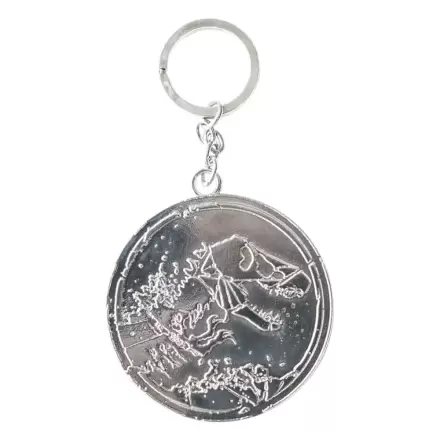 Jurassic World Metal Schlüsselanhänger T-Rex Produktfoto