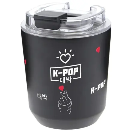 K-Pop Black Thermobecher 280ml Produktfoto