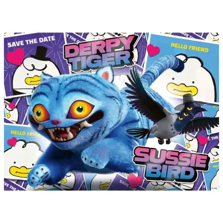 K-Pop Demon Hunters Derpy & Sussie XXL Puzzle 100 Teile Produktfoto