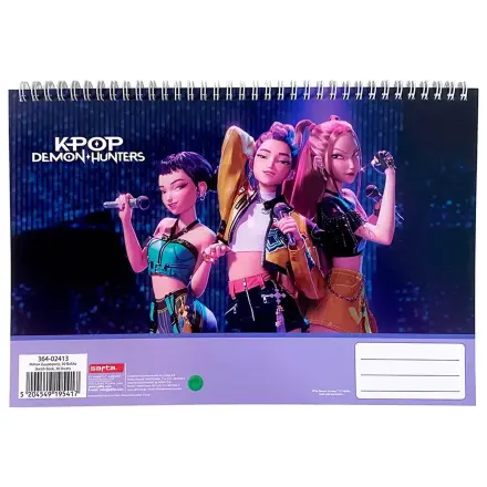K-pop Demon Slayers Hunterx A/4 Spiral-Skizzenbuch, 30 Blatt Produktfoto