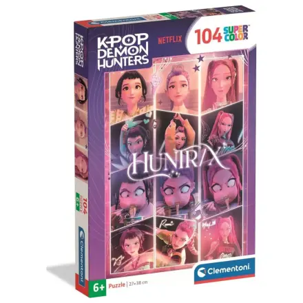 K-pop Demon Hunters Idols 104-teiliges Super Puzzle Produktfoto