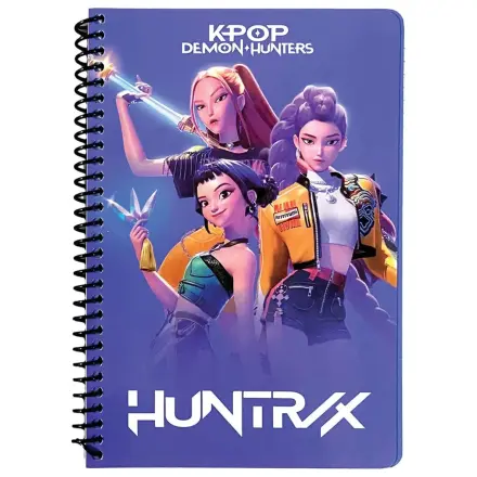 K-pop Demon Hunters Warriors B/5 liniertes Spiralheft 105 Blätter Produktfoto