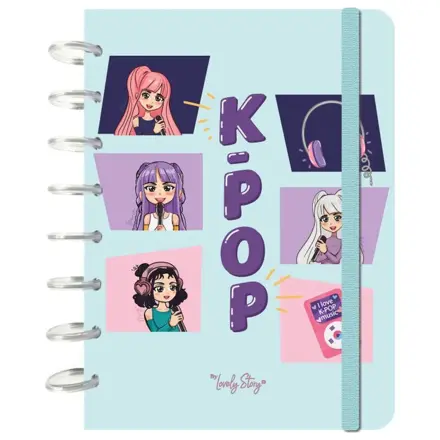 K-Pop Mint A5 Notizbuch Produktfoto