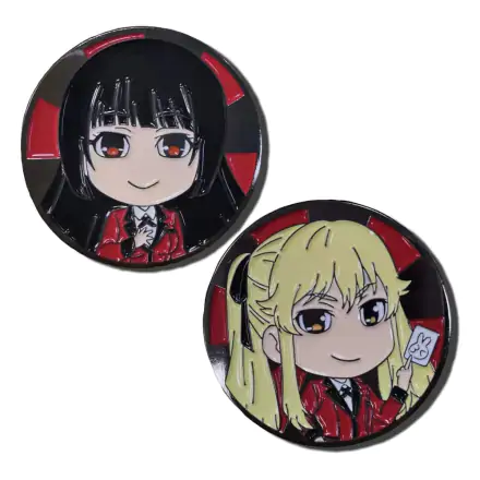 Kakegurui Metal Ansteck-Button Yumeko & Mary Produktfoto