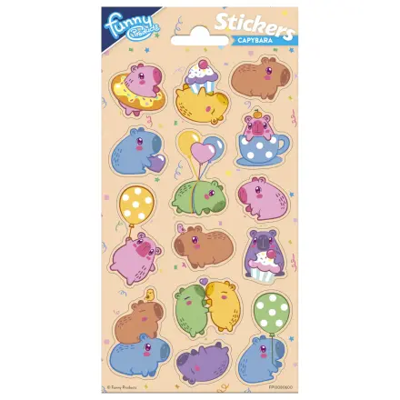 Capybara Ballon Aufkleber Produktfoto