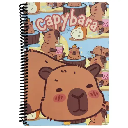 Capybara Chill B/5 liniertes Spiralnotizbuch 70 Blätter Produktfoto