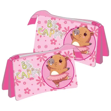 Capybara Dancing 3 Fächer Federmäppchen 22 cm Produktfoto