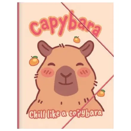 Capybara Happy Life A/4 Elastikmappe Produktfoto