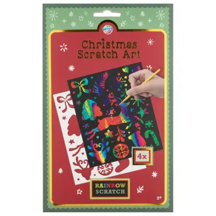 Christmas Rainbow Scratch Art Kit Produktfoto