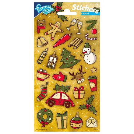 Weihnachtsbaum-Glitzer-Aufkleber Produktfoto