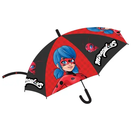 Miraculous: Tales of Ladybug & Cat Noir Lucky Bug halbautomatischer Kinderregenschirm Ø74 cm Produktfoto