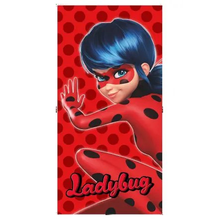 Miraculous Ladybug and Cat Noir Adventures Rote Punkte Handtuch Produktfoto