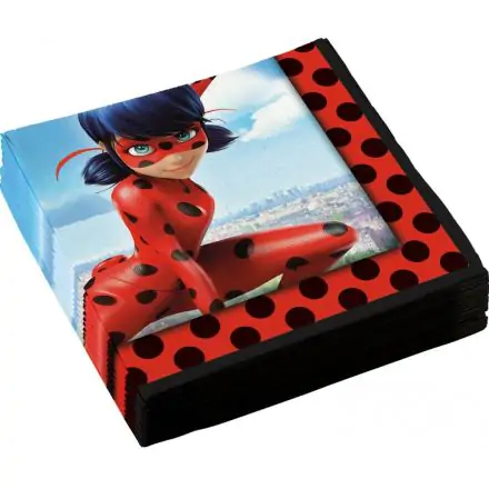 Miraculous: Tales of Ladybug & Cat Noir Servietten 20 Stück Produktfoto
