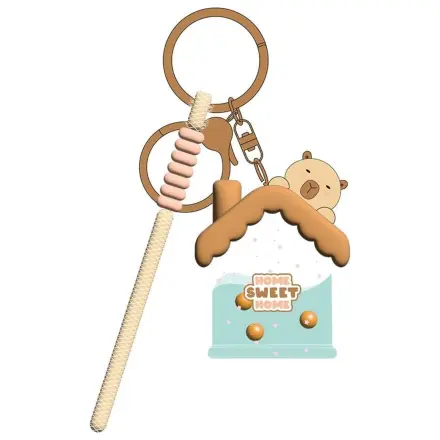 KAWAII Haus Capybara Schlüsselanhänger Produktfoto