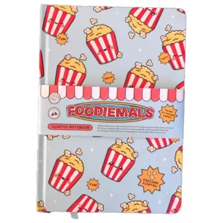 Kawaii Popcorn Premium Duftendes Notizbuch Produktfoto
