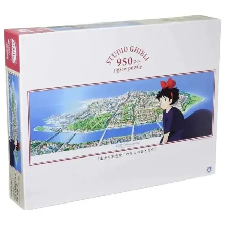 Kiki's Delivery Service Town of Koriko Panorama Puzzle 950 Teile Produktfoto