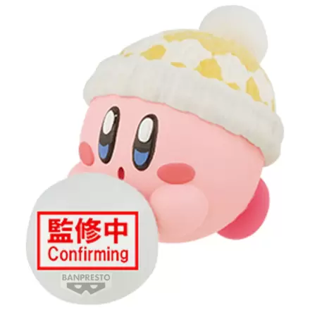 Kirby Play in the Snow Fluffy Puffy Mine Kirby Figur 4cm Produktfoto