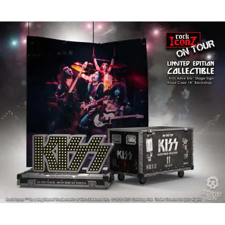 Kiss Rock Ikonz On Tour Road Case Statue & Bühnenhintergrund Set Alive! Tour termékfotója