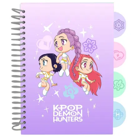 Kpop Demon Hunters Chibi A5 Notizbuch Produktfoto