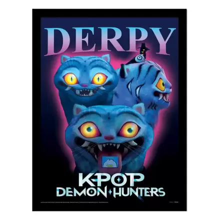 KPop Demon Hunters Collector Print gerahmtes Poster Derpy Produktfoto