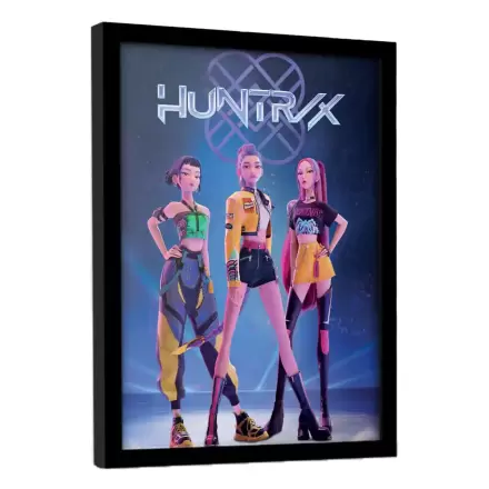 KPop Demon Hunters Sammlerstück Druck Gerahmtes Poster Huntrix Produktfoto