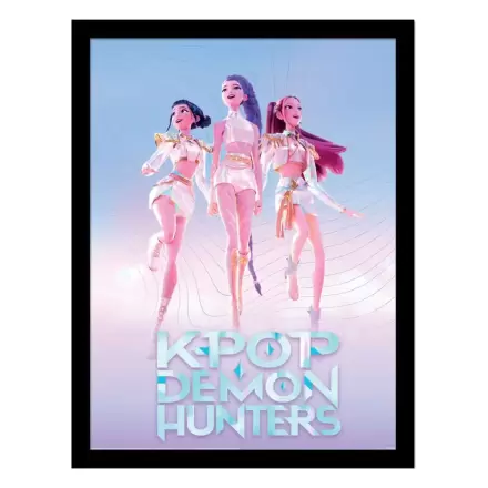 KPop Demon Hunters Collector Druck Gerahmtes Plakat Trio Produktfoto