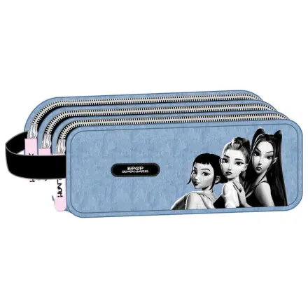 Demon Hunters Kpop Huntrix dreifaches Federpennal Produktfoto