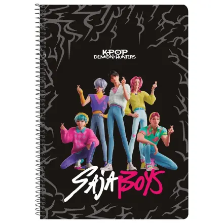 Kpop Demon Hunters Saja Boys A5 Notizbuch Produktfoto