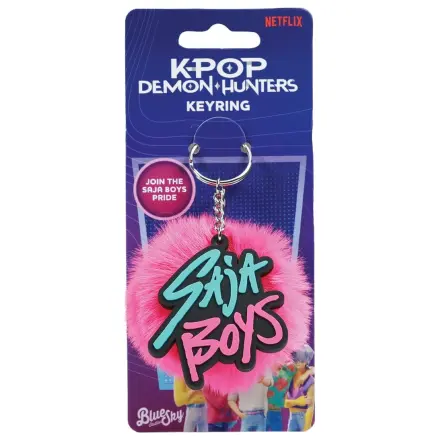 KPop Demon Hunters Pom Pom Schlüsselanhänger Saja Boys Produktfoto