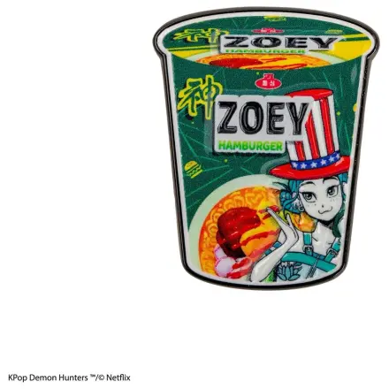KPop Demon Hunters Pin Zoey Hamburger Nudeln Produktfoto