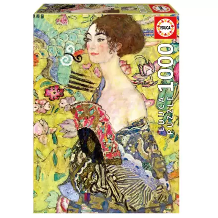 Lady with a Fan, Gustav Klimt Puzzle 1000St Produktfoto