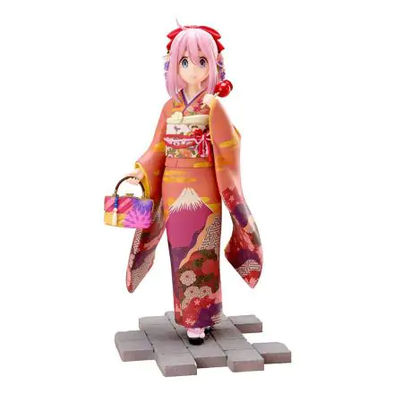 Laid-Back Camp PVC Statue 1/7 Nadeshiko Kagamihara Furisode Ver. 21 cm Produktfoto