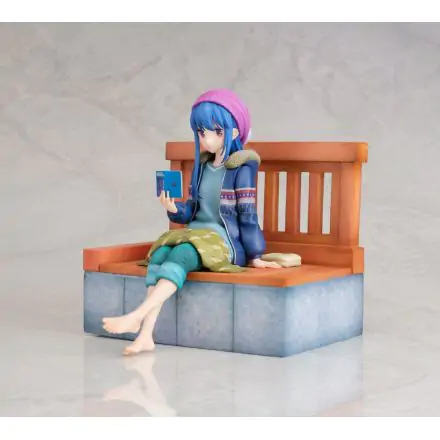 Laid-Back Camp PVC Statue 1/7 Rin Shima Footbath Ver. 17 cm Produktfoto