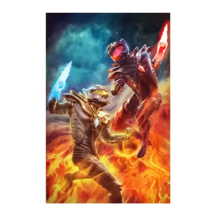 Legend of the White Dragon Kunstdruck White Dragon vs Dragon Prime 41 x 61 cm - ungerahmt Produktfoto