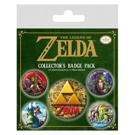 Legend of Zelda Ansteck-Buttons 5er-Pack Classics termékfotója