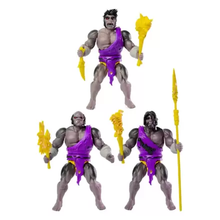 Legends of Dragonore Wave 2: Dragon Hunt Actionfiguren 3er-Pack Brukteror Cave Men 14 cm Produktfoto