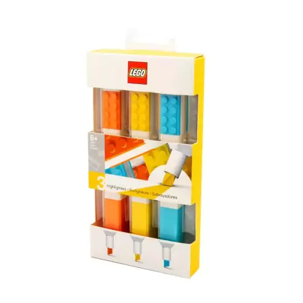 LEGO Textmarker 3-er Pack Bricks termékfotója