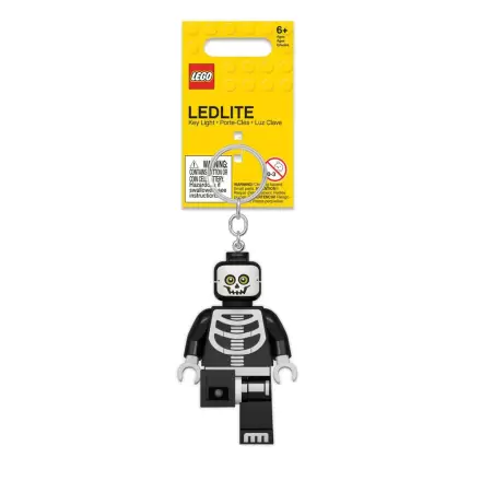 LEGO Classic Schlüsselanhänger mit Leuchtfunktion Skeleton 8 cm termékfotója