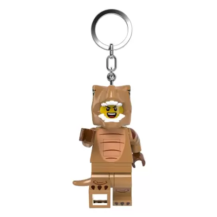LEGO Minifigures Light-Up Schlüsselanhänger T-Rex Costume 8 cm Produktfoto