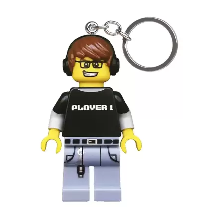 LEGO Minifigures Schlüsselanhänger mit Leuchtfunktion Video Game Guy 8 cm termékfotója