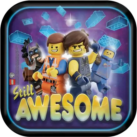 The Lego Movie, The Lego Adventure Pappteller 8 Stück 18 cm Produktfoto
