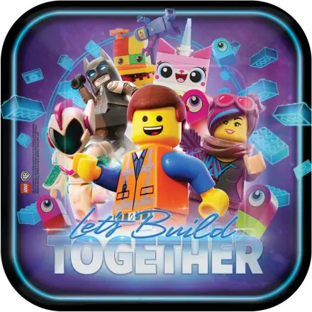 Lego Movie, The Lego Adventure Pappteller 8 Stück 23 cm Produktfoto
