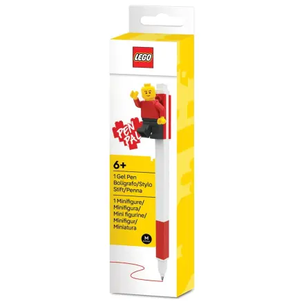 Lego roter Gelstift mit Minifigur Produktfoto