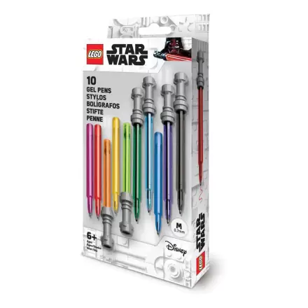 LEGO Star Wars Gelstifte 10er-Pack Lichtschwert Produktfoto