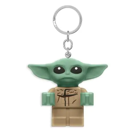 LEGO Star Wars The Mandalorian Leucht-Schlüsselanhänger Baby Yoda 6 cm Produktfoto