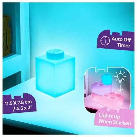 LEGO Turquoise Stein 1x1 Stein Light Produktfoto