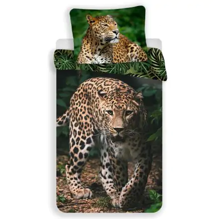 Leopard Bettbezug Set 140x200cm, 70x90cm Produktfoto
